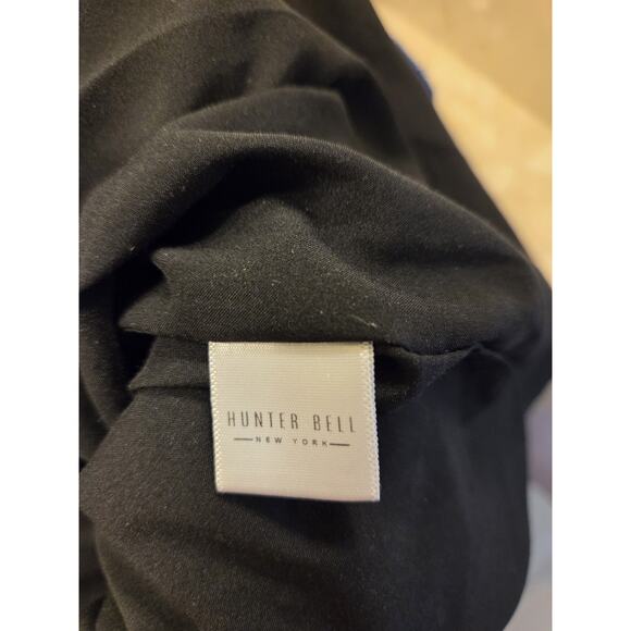 Hunter Bell Polly Blue Long Sleeved Mockneck Textured Shift Mini Dress, Size 0 - Picture 13 of 13